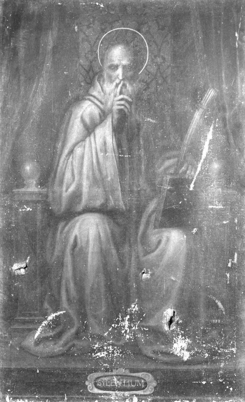 Santo Benedetto in trono - Museo del Cenacolo di Andrea del Sarto, Firenze, attribuito